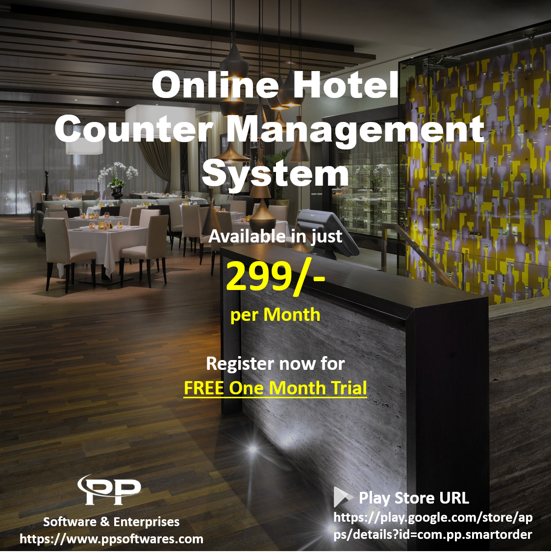 Smart Hotel, Restaurant, Cafe Billing Counter Management System